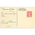 Canada #P86a Postal Card MINT Karsh, CPR Railwa...