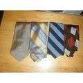 Lot of 4 Men's Vintage Neck Ties