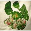 Artifical Fake Silk Leaves Parts Green over 35 ...