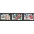 MONTSRRAT 1977 SILVER JUBILEE ROYAL VISIT SET 3...