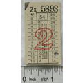 Vintage: ticket London Transport Buses 2 - 54