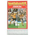 1982 programme Wolverhampton Wanderers v. Sunde...