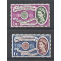 GB Scott 377/378 - SG621/622, 1960 Europa Set MH*