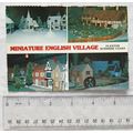 old postcard Miniature English village, Flaxton...
