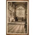1955 postcard Sanctuary Parish Church Stratford...