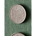 Münze Münzen Umlaufmünze Niederlande 10 Cent 1958
