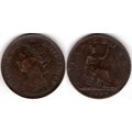 Great Britain. Victoria. Farthing 1886. dy21412