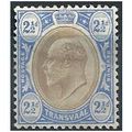 Transvaal 1902 SG247 2 1/2d Black & Blue Mounte...