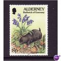 Alderney 1994 8p Mole and Bluebell sg A 67 u/m ...