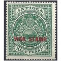Anigua 1916 SG53 1/2d Green WAR STAMP Mounted M...