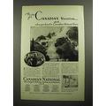 1931 Canadian National Railway Ad - Vacation St...