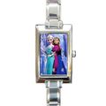 Disney Frozen Elsa And Anna Italian Charm Recta...