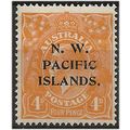 North West Pacific Islands 1915 SG70 4d Yellow-...
