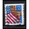 Used 2913 32c U.S. Flag Over Porch Fine CNS 333...