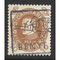 DENMARK 1930 10 ORE BROWN KING CHRISTIAN X SG 2...