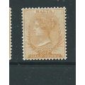 malta stamps victoria sg8 sg 8 hm orange buff c...