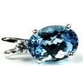 Swiss Blue Topaz, 925 Sterling Silver Pendant, ...