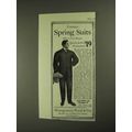 1903 Montgomery Ward Spring Suits Ad - Made to ...