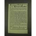1903 Montgomery-Ward Department Store Ad - Ever...