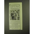 1903 Montgomery Ward Suits Ad - Send Us Measure...