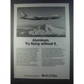 1980 Alcoa Aluminum Ad - Try Flying Without It