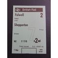 BR Fulwell-Shepperton BR3588/1 Ticket