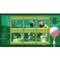 COMORES 2010 SHEET MNH GOLFERS GOLFEURS GOLF SP...