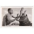 The Acholi Drummer Kampala Uganda Postcard RP E...
