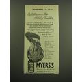 1949 Myers's Rum Ad - Reflection on a fine holi...