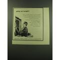 1949 Lord Calvert Whiskey Ad - Going out tonight?
