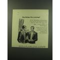 1949 Lord Calvert Whiskey Ad - Big doings this ...