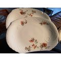 Doulton Burslem Oval Plates Pair