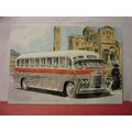 1963 BEDFORD SB8 BUS. unused postcard Maximim c...