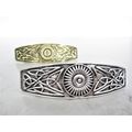 Silver or bronze gold celtic metal viking trini...