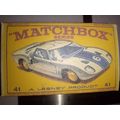 Matchbox - No41 Ford GT Racer - OVERSIZE PROMOT...
