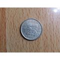 Netherlands 1988 25 Cents Coin