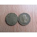 GB 1959 Elizabeth II Brass Threepence 3d Coin