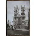 vintage postcard Westminster Abbey