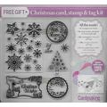 Christmas Card, Stamp & Tag Kit. Cardmaking Scr...