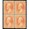 O99, Mint VF NH/LH 6¢ Official Block of Four - ...