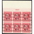 482, 2¢ OG NH TOP Plate Block - BOSTON MA Preca...
