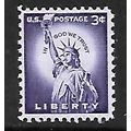 USA 1954 3c VIOLET STATUE OF LIBERTY SG 1033 M ...