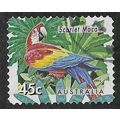 AUS 1994 45c (S/A) 'AUSTRALIAN ZOO'S -SCARLET M...