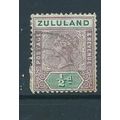 Zululand stamp victoria sg20 sg 20 used toned c...