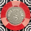 (1) $5. North Shore Club Casino Chip - 1965 - L...