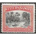 Western Samoa 1944 SG202 2d Black & Orange Moun...