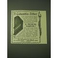 1900 Phonoharp Co. Columbia Zither Ad - A Music...