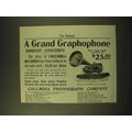 1902 Columbia Phonograph Graphophone Ad - A Gra...
