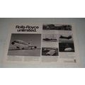 1970 Rolls-Royce Ad - Lockheed TriStar RB.211 Engines