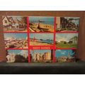 multiview, WEST SUSSEX county.. used postcard C...